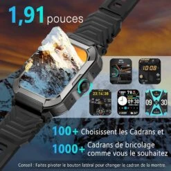 Montre Connectée Résistante -Monde Electronique montre connectee pour huawei cadrans