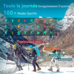 Montre Connectée Résistante -Monde Electronique montre connectee pour huawei modes sport