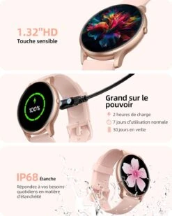 Montre Connectée Pour Petit Poignet Femme -Monde Electronique montre connectee pour petit poignet femme ecran hd