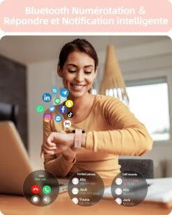 Montre Connectée Pour Petit Poignet Femme -Monde Electronique montre connectee pour petit poignet femme notifications