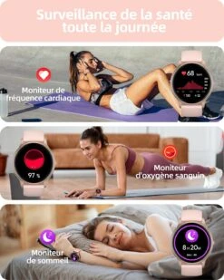 Montre Connectée Pour Petit Poignet Femme -Monde Electronique montre connectee pour petit poignet femme sante