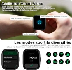 Montre Connectée 100+ Modes Sportifs -Monde Electronique montre connectee redmi note 11 alexa