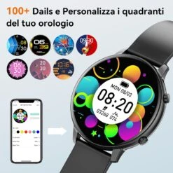Montre Connectée Homme Appels 1.4 Pouce -Monde Electronique montre connectee redmi note 8 pro cadrans