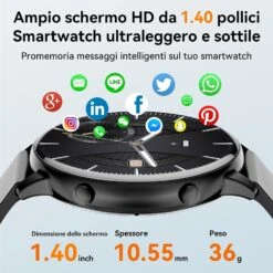 Montre Connectée Homme Appels 1.4 Pouce -Monde Electronique montre connectee redmi note 8 pro multifonctions