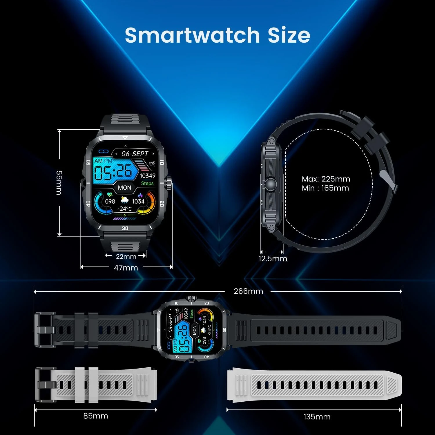 Montre Connectée Intelligente 3 ATM 9 Montre Connectée Intelligente 3 ATM – Image 7