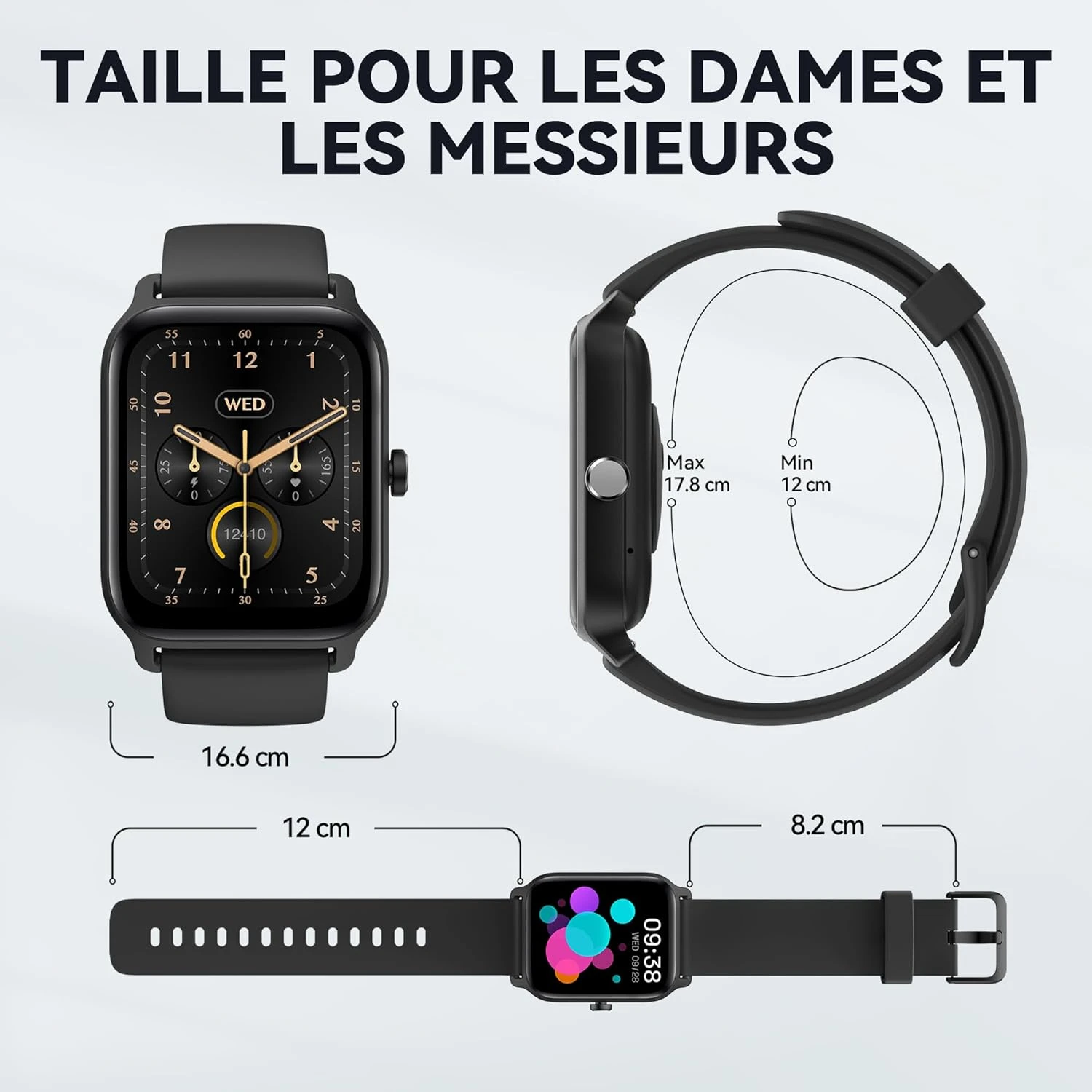 Montre Connectée Bluetooth 1.8 Pouce 10 Montre Connectée Bluetooth 1.8 Pouce – Image 8