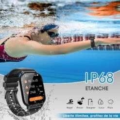 Montre Intelligente Connectée Sport -Monde Electronique montre connectee samsung s24 etanche