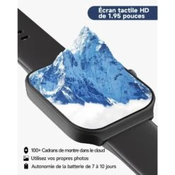 Montre Connectée Moniteur Santé -Monde Electronique montre connectee sante ecran tactile