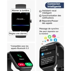 Montre Connectée Moniteur Santé -Monde Electronique montre connectee sante smart