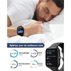 Montre Connectée Moniteur Santé -Monde Electronique montre connectee sante sommeil