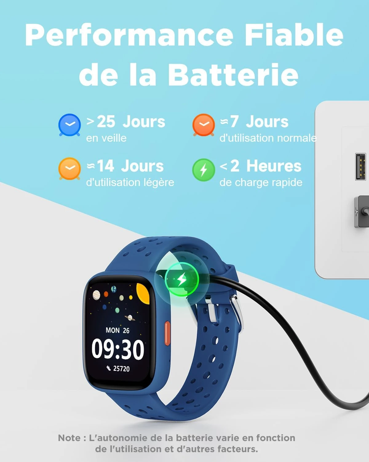 Montre Connectée Sport Enfant 7 Montre Connectée Sport Enfant – Image 5