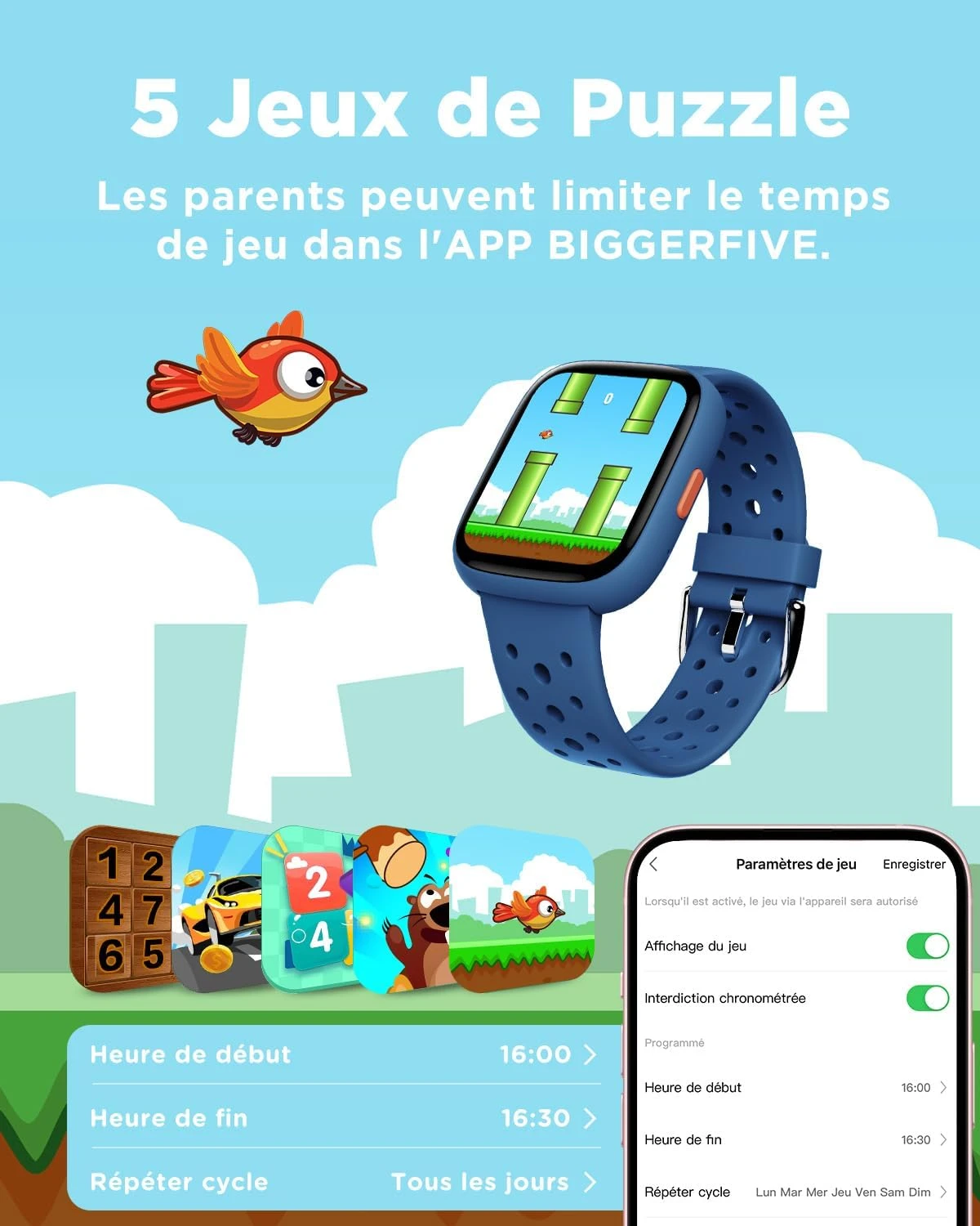 Montre Connectée Sport Enfant 6 Montre Connectée Sport Enfant – Image 4