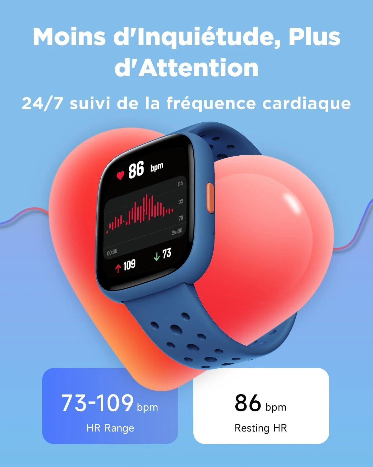 Montre Connectée Sport Enfant 5 Montre Connectée Sport Enfant – Image 3