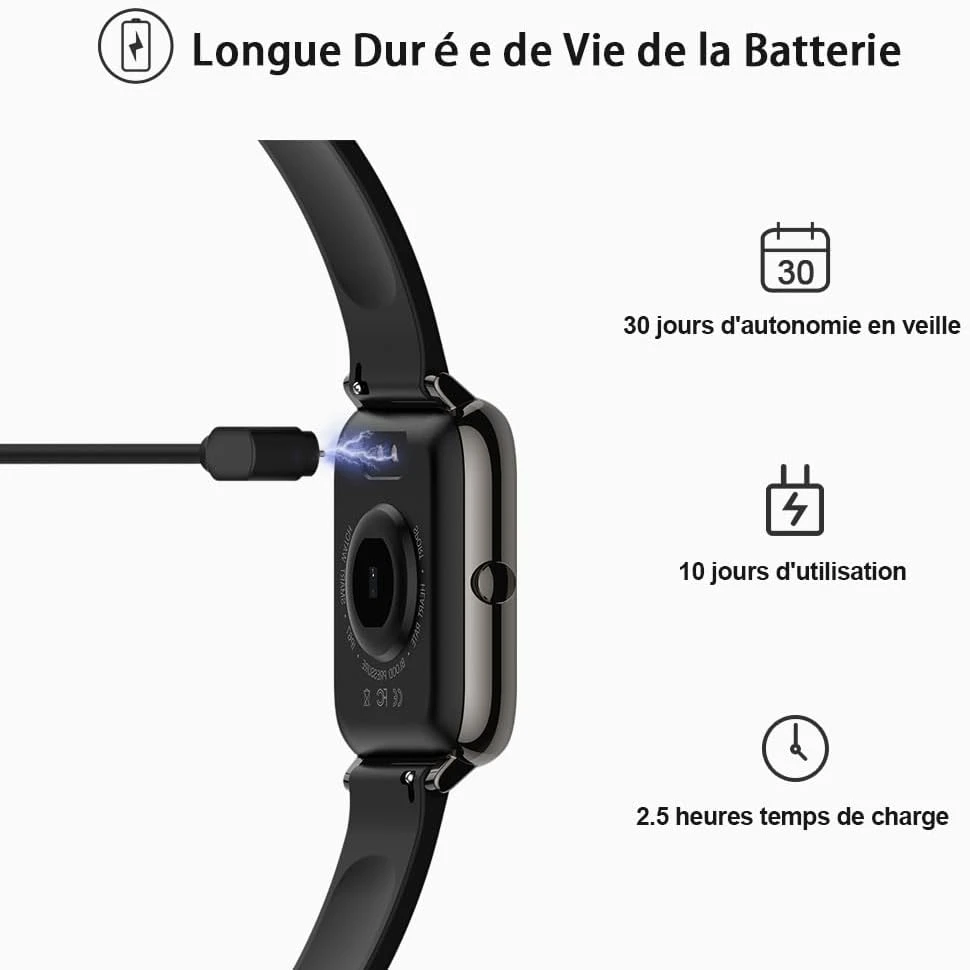 Montre Connectée Violette 8 Montre Connectée Violette – Image 6