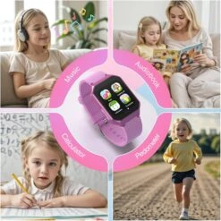 Montre Connectée Rose Pour Fille 12 Montre Connectée Rose Pour Fille -Monde Electronique montre enfant 4 ans fille musique