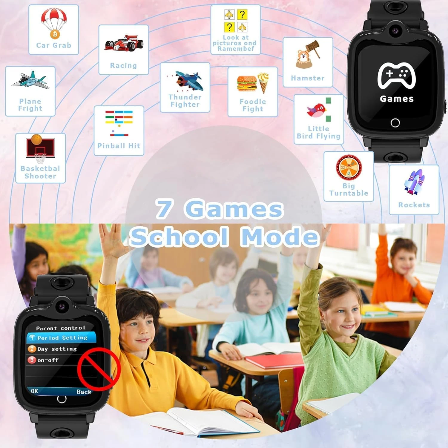 Montre Connectée Enfant Appel & GPS 8 Montre Connectée Enfant Appel & GPS – Image 6