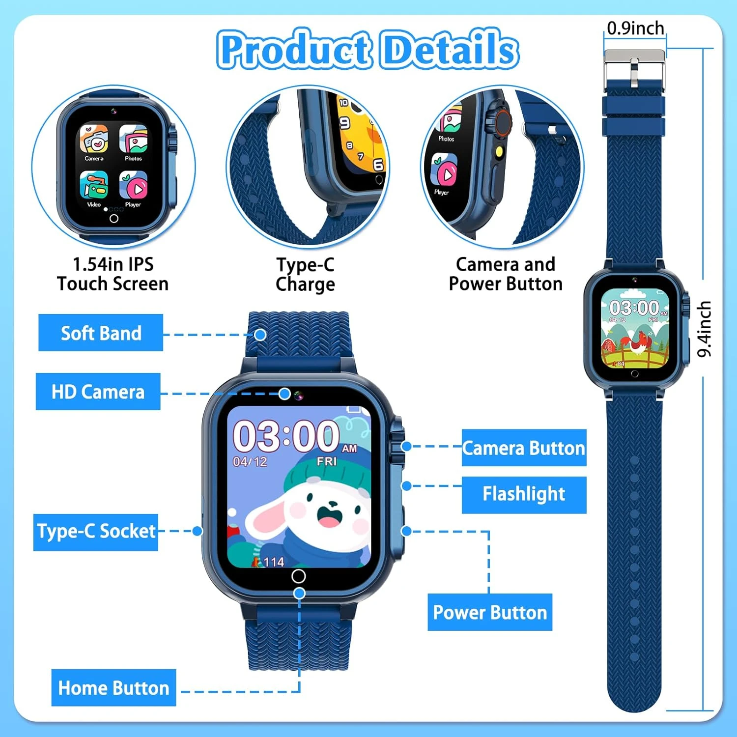 Montre Enfant Cadran Numérique 9 Montre Enfant Cadran Numérique – Image 7