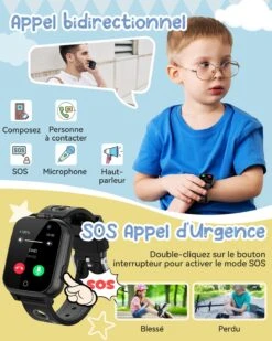 Montre Enfant Éducative -Monde Electronique montre enfant educative sos