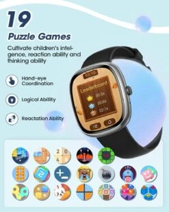 Montre Enfant Jeux -Monde Electronique montre enfant jeux de puzzle