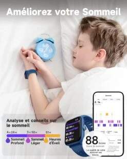Montre Intelligente Enfant -Monde Electronique montre intelligente enfant sommeil