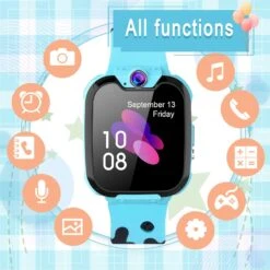 Montre Connectée Bleue Pour Garçon -Monde Electronique montre pour garcon 3 ans fonctions