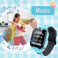 Montre Connectée Bleue Pour Garçon -Monde Electronique montre pour garcon 3 ans musique