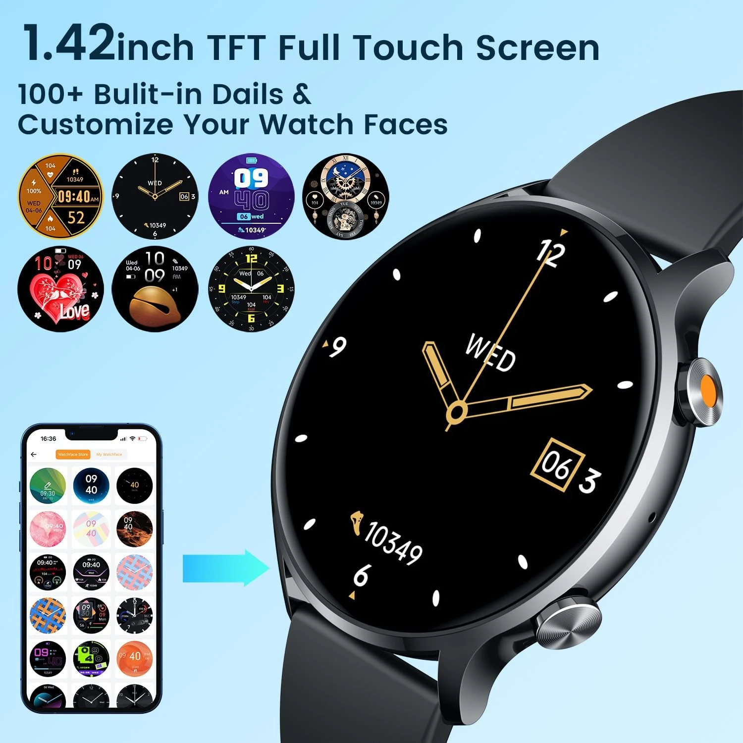 Montre Connectée Petite Taille 8 Montre Connectée Petite Taille – Image 6