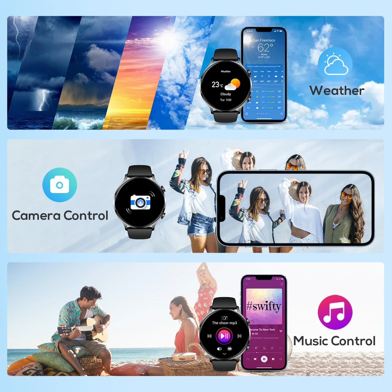 Montre Connectée Petite Taille 7 Montre Connectée Petite Taille – Image 5