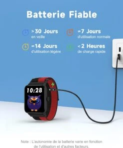 Montre Connectée Enfant Écran Digital 13 Montre Connectée Enfant Écran Digital -Monde Electronique smartwatch pour enfant Batterie