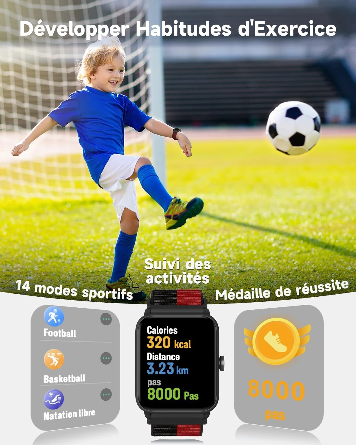 Montre Connectée Enfant Écran Digital 4 Montre Connectée Enfant Écran Digital – Image 2